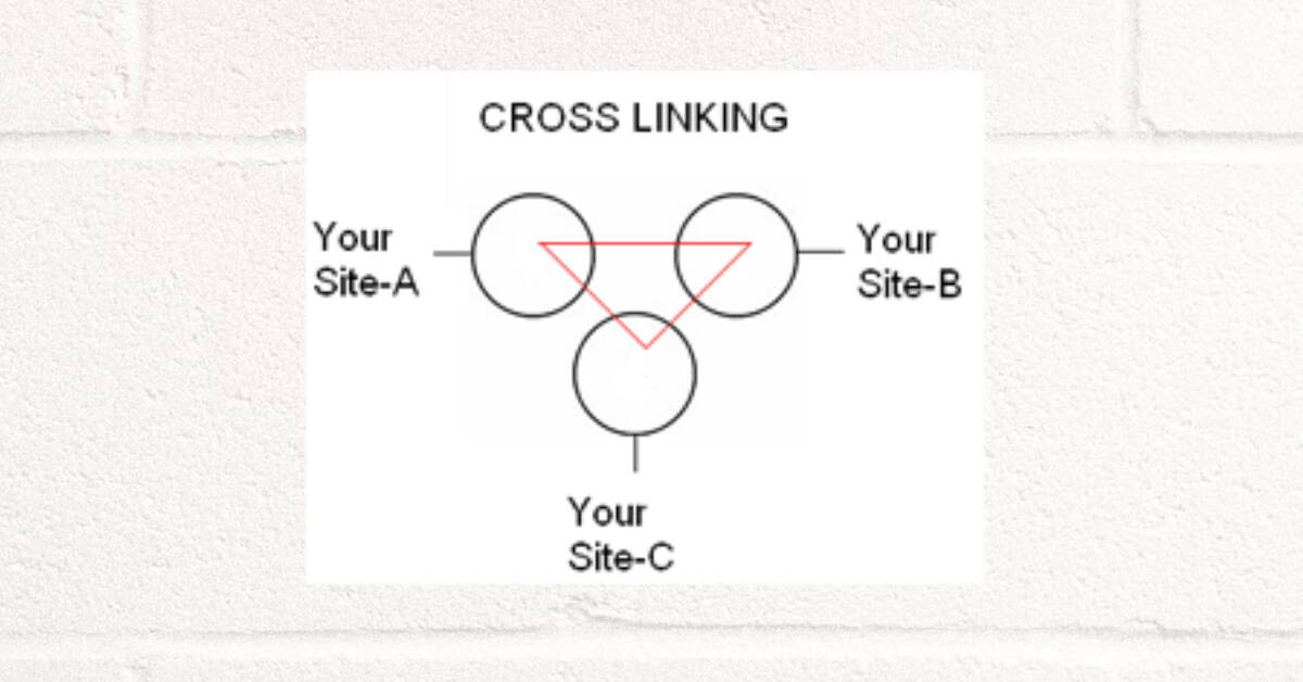 figure showing cross linking of domains