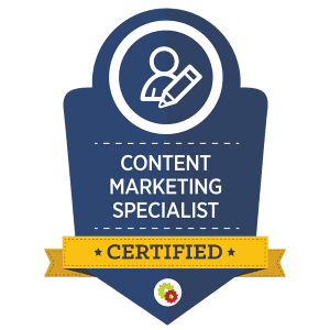 Content Marketing Badge by digital marketer