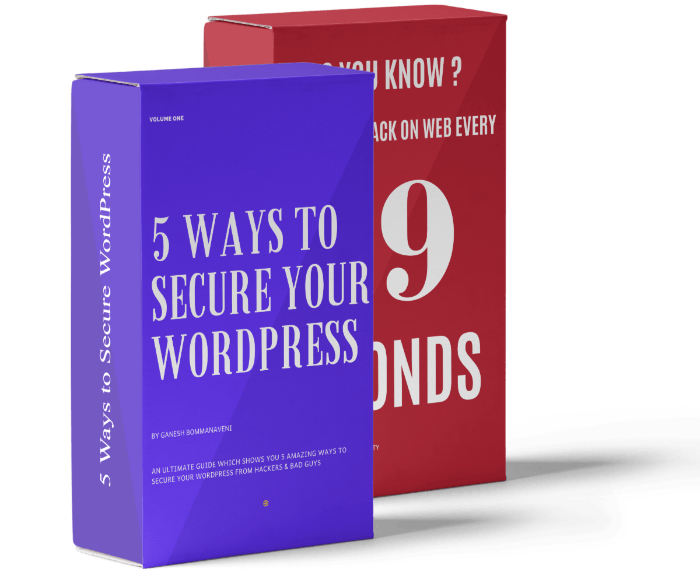 5 Ways To Secure WordPress Bonus Package