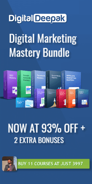 digital marketing mastery courses by deepak kanakaraju