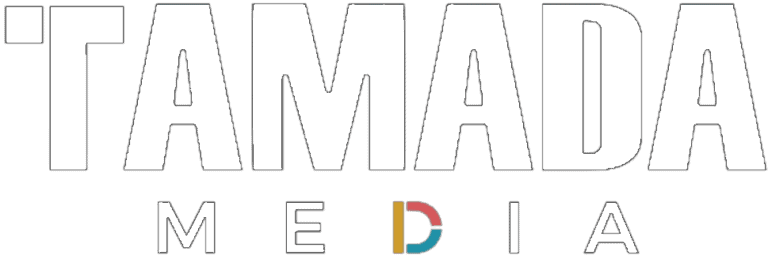 tamada media logo white