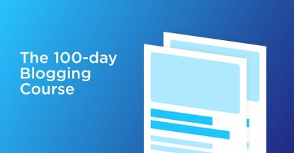 100 Day Blogging Course